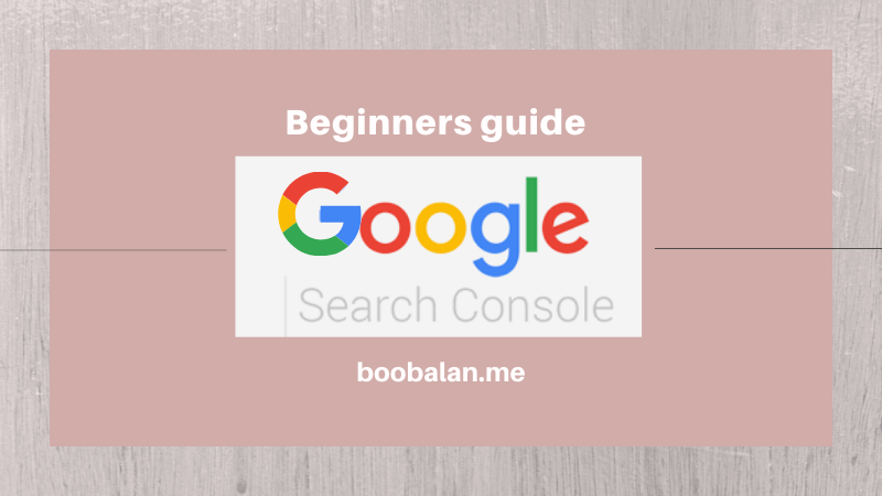 beginners guide to google search console